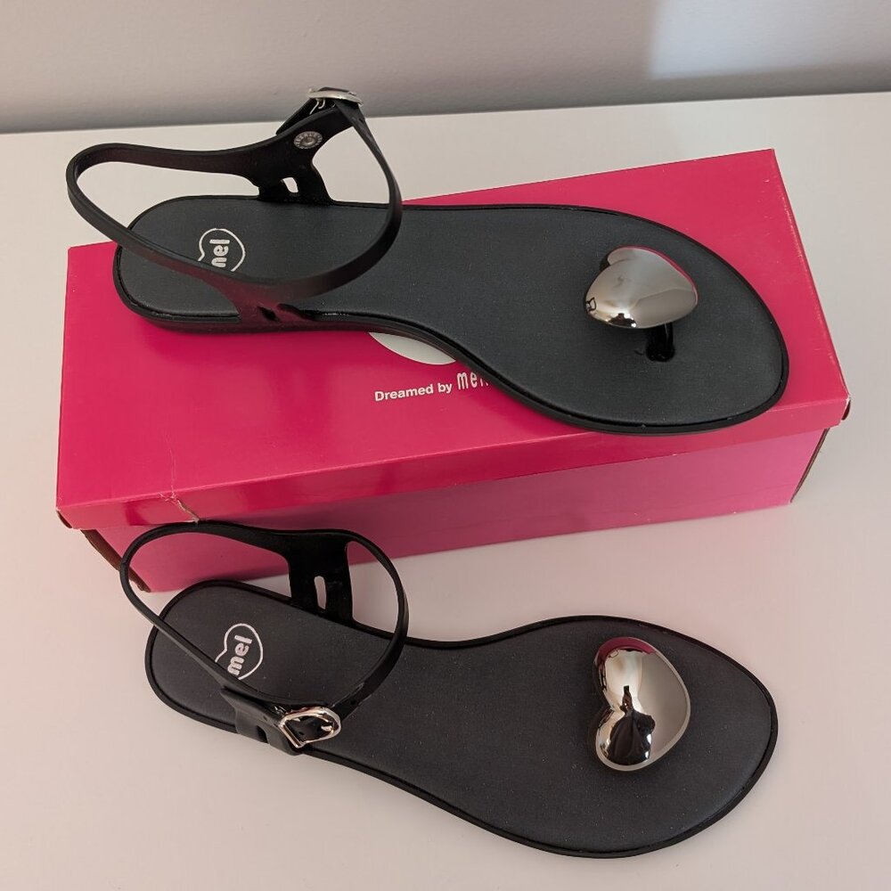 Mel (Dreamed by Melissa) Black Jelly Sandals